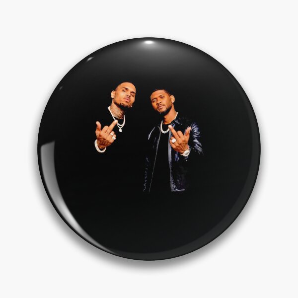 Item preview, Chris And Usher Middle Finger Hip Hop R&B Graphic designed and sold by OddPopARt.