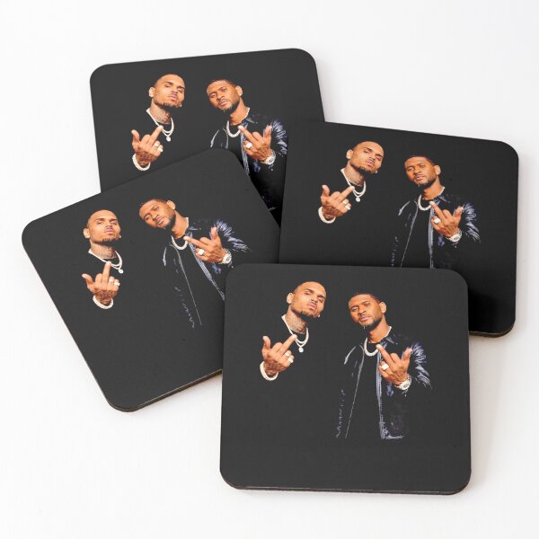 Item preview, Chris And Usher Middle Finger Hip Hop R&B Graphic designed and sold by OddPopARt.