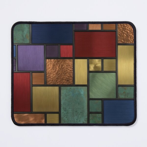 Item preview, Metallic mosaic tiles designed and sold by adamgu1234.