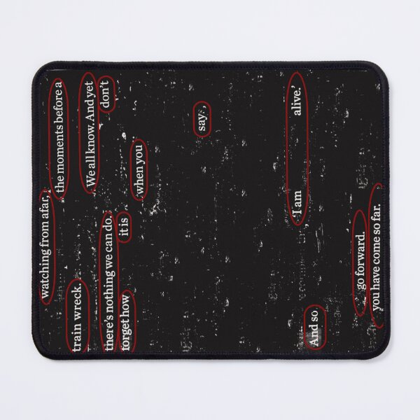 Item preview, "I Am Alive" Found Poetry (Circled In Red) designed and sold by JadeCrushed.