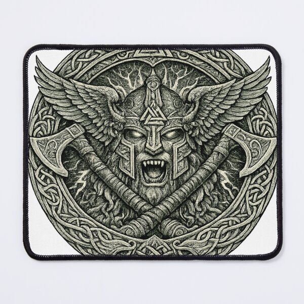 Item preview, Viking Berserker Warrior Mask designed and sold by Vexorask.