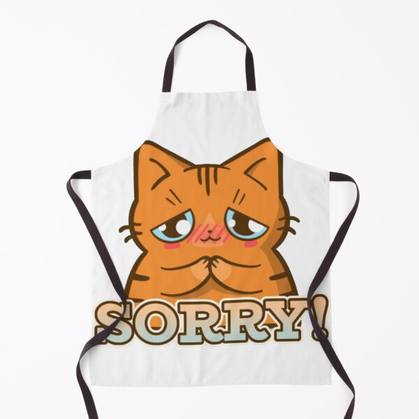 Item preview, Sorry! Cute Apologetic Orange Tabby Cat - Kawaii Shy Kitten designed and sold by GenZFashion000.