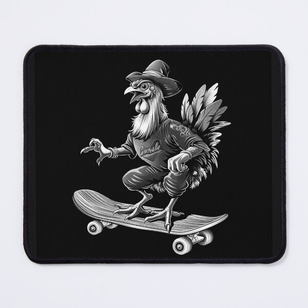 Item preview, Skateboarding Rooster Funny Chicken Street Art designed and sold by inkoutninja.