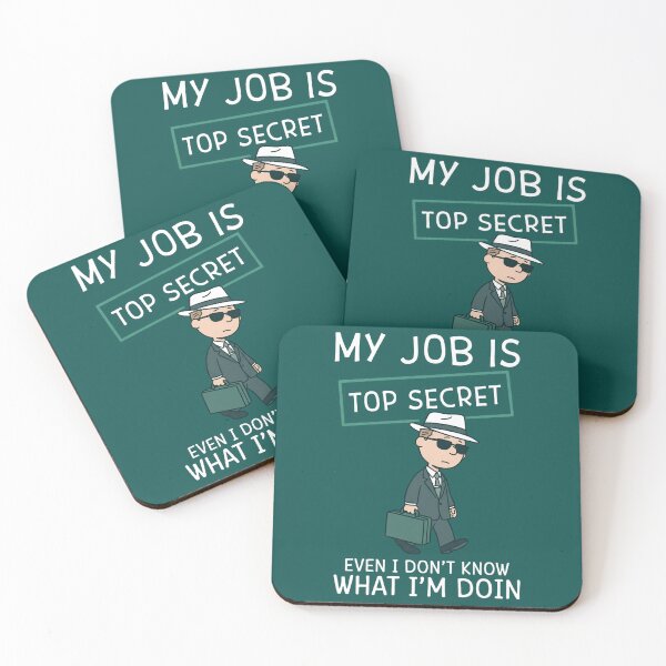 Item preview, Top Secret Job Funny Secret Agent Briefcase Graphic designed and sold by digitalbob60.