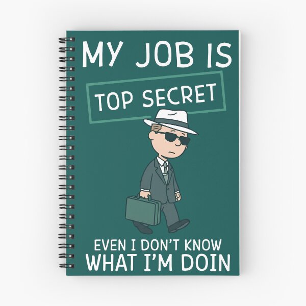 Item preview, Top Secret Job Funny Secret Agent Briefcase Graphic designed and sold by digitalbob60.