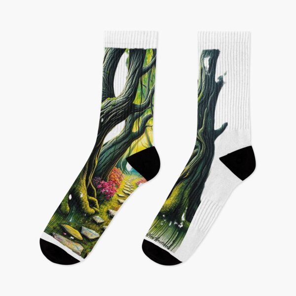 Item preview, Enchanted Forest Ancient Trees designed and sold by MyCalmDraw.