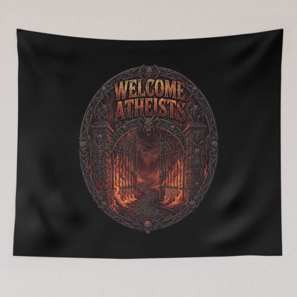 Item preview, Welcome Atheists designed and sold by dellonszpakw.