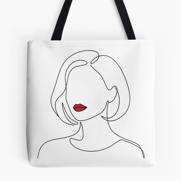Item preview, Faceless Woman with Red Lips designed and sold by Nitta Studio.