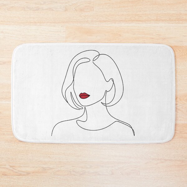 Item preview, Faceless Woman with Red Lips designed and sold by Nitta Studio.