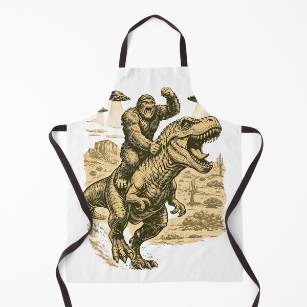 Item preview, Big Foot Riding T-Rex vs Alien designed and sold by HorizonDawnShop.