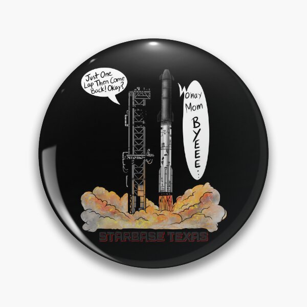 Item preview, Starship Launch Starbase Texas Just One Lap Funny Design designed and sold by Urban Muse And Sultry Hues.