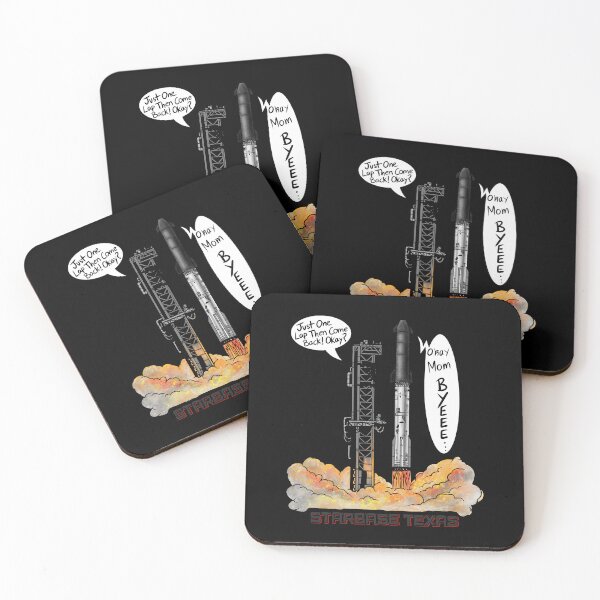 Item preview, Starship Launch Starbase Texas Just One Lap Funny Design designed and sold by Urban Muse And Sultry Hues.