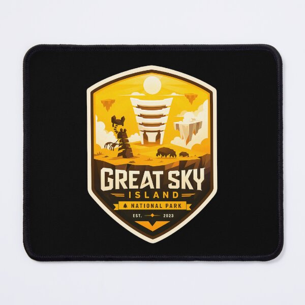 Item preview, Great Sky Island National Park Nature Landscape designed and sold by FrontierCosmic.