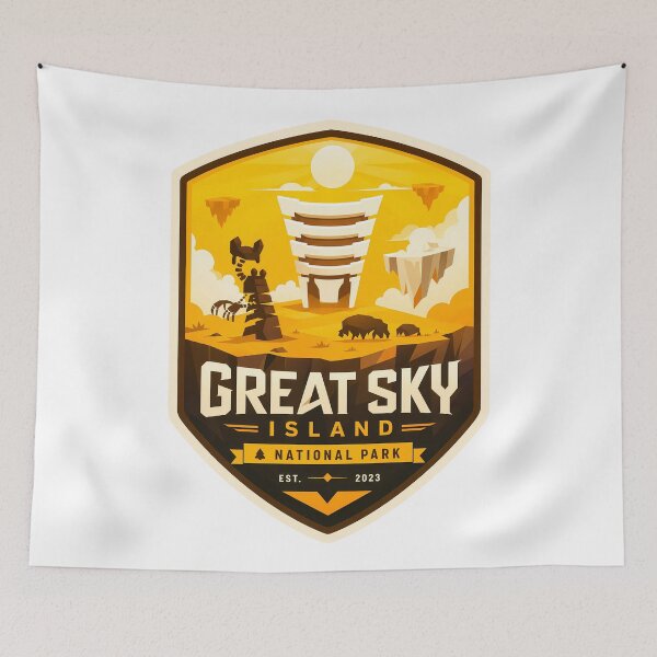 Item preview, Great Sky Island National Park Nature Landscape designed and sold by FrontierCosmic.