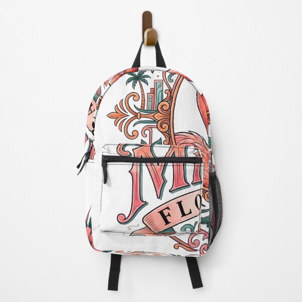 Item preview, Miami Florida Vintage Flamingo Emblem designed and sold by castillomiami.