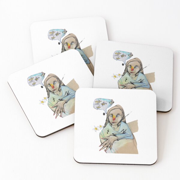 Item preview, Bee Thought Bubble designed and sold by NeviProski.