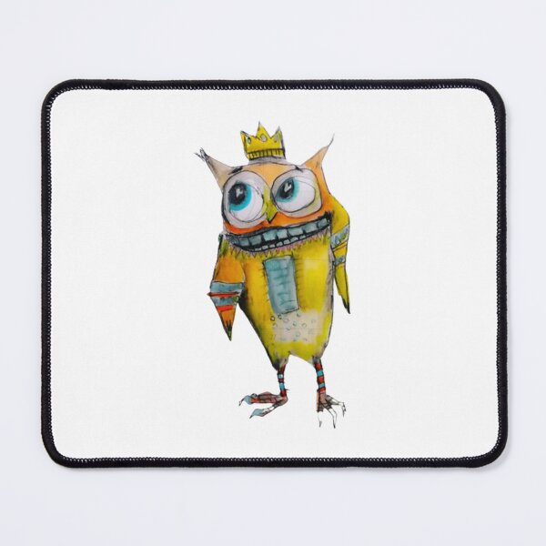 Item preview, Crowned Yellow Owl designed and sold by NeviProski.