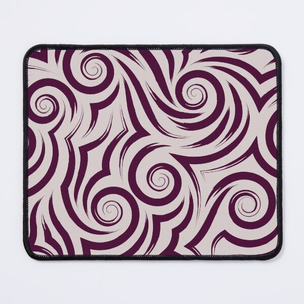 Item preview, Muted Plum Swirl Wave Pattern designed and sold by Jyoti Digital Artist.