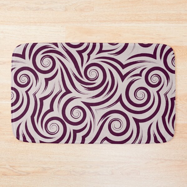 Item preview, ​Muted Plum Swirl Wave Pattern designed and sold by ​Jyoti Digital Artist.