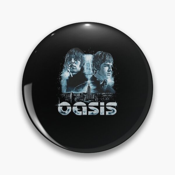 Item preview, Oasis Britpop Band New York City Skyline Vintage Rock Music designed and sold by OddPopARt.
