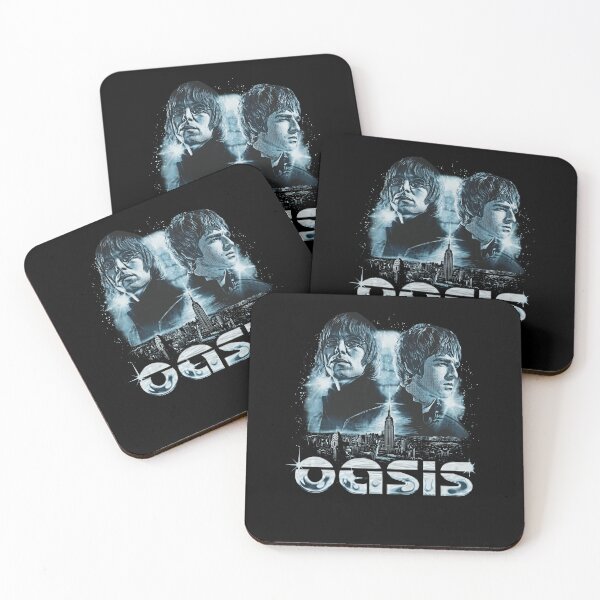 Item preview, Oasis Britpop Band New York City Skyline Vintage Rock Music designed and sold by OddPopARt.