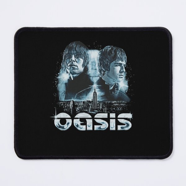Item preview, Oasis Britpop Band New York City Skyline Vintage Rock Music designed and sold by OddPopARt.