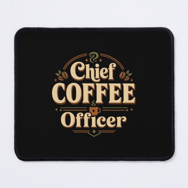 Item preview, Chief Coffee Officer | Funny Coffee Office Retro Typography Design designed and sold by Irene Catchmind.