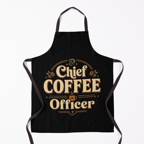 Item preview, Chief Coffee Officer | Funny Coffee Office Retro Typography Design designed and sold by Irene Catchmind.