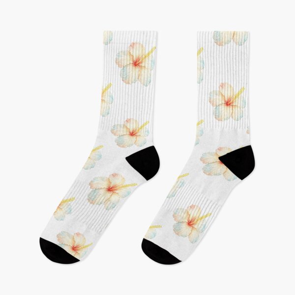 Item preview, Single Shoreline Hibiscus | Watercolor Tropical Floral Art | Botanical Flower Illustration designed and sold by Nolmo.