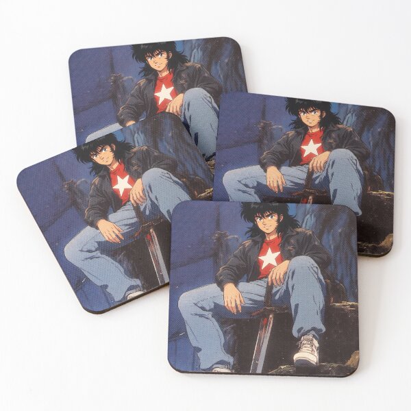 Item preview, Anime Hero with Sword Retro '80s Vintage designed and sold by heavenfold88.