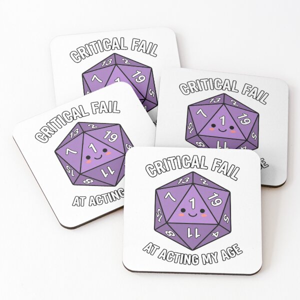 Item preview, Critical Fail At Acting My Age designed and sold by VFXguy.