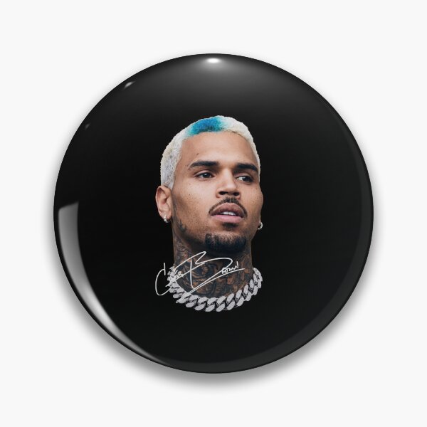 Item preview, Chris Portrait Brown Signature Hip Hop R&B Graphic designed and sold by OddPopARt.