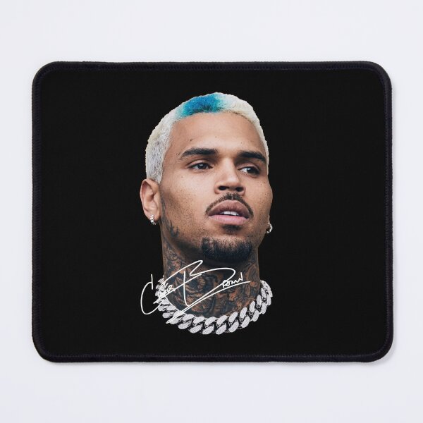 Item preview, Chris Portrait Brown Signature Hip Hop R&B Graphic designed and sold by OddPopARt.