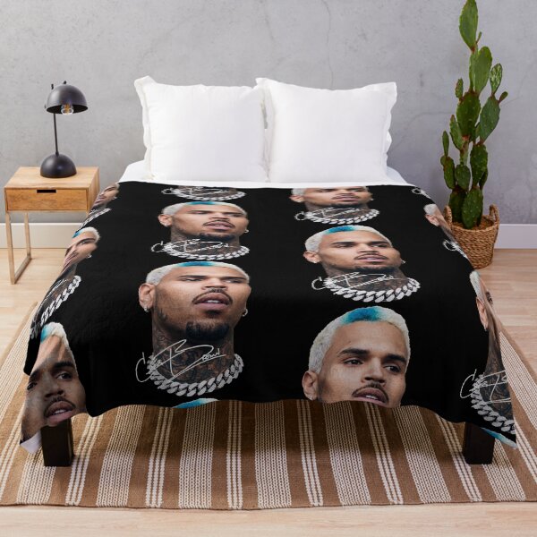 Item preview, Chris Portrait Brown Signature Hip Hop R&B Graphic designed and sold by OddPopARt.