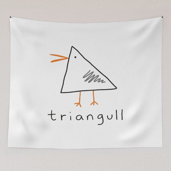 Item preview, Triangull Triangle Seagull Bird designed and sold by NQArtist.