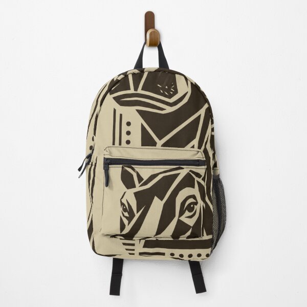 Item preview, Modern Abstract Hippo Graphic - Safari Animal designed and sold by JonelCrafts.