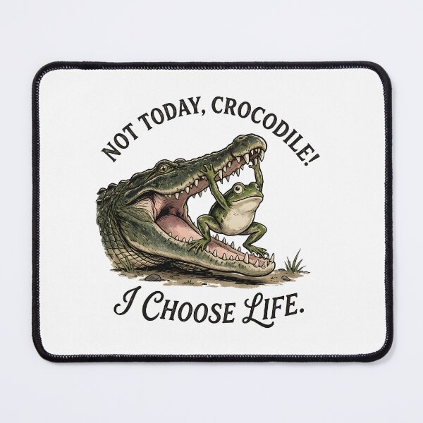 Item preview, Not today crocodile designed and sold by teenlabel.