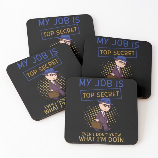 Item preview, Top Secret JMy Job Is Top Secret Secret Agent Funny Quoteob Funny Secret Agent Briefcase Graphic designed and sold by digitalbob60.