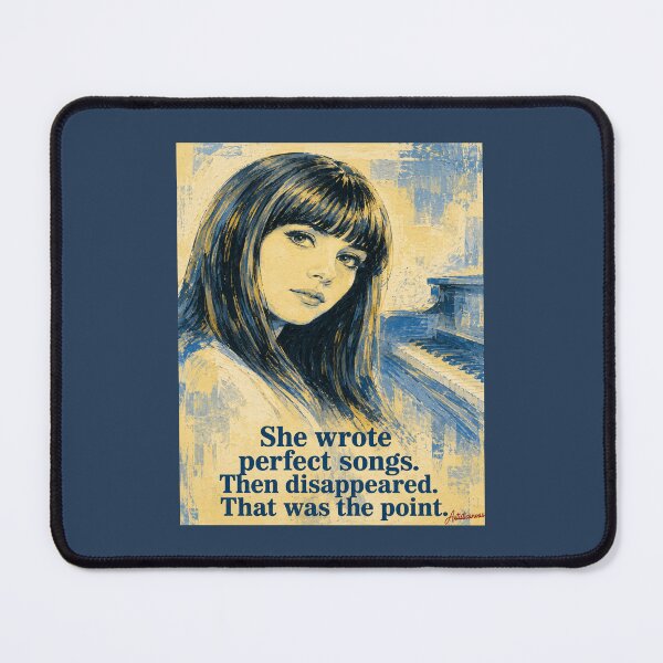 Item preview, Margo Guryan Soft Pop Portrait Piano Pale Yellow Forgotten Song Art designed and sold by Artisticanvas.