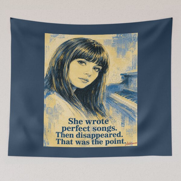 Item preview, Margo Guryan Soft Pop Portrait Piano Pale Yellow Forgotten Song Art designed and sold by Artisticanvas.