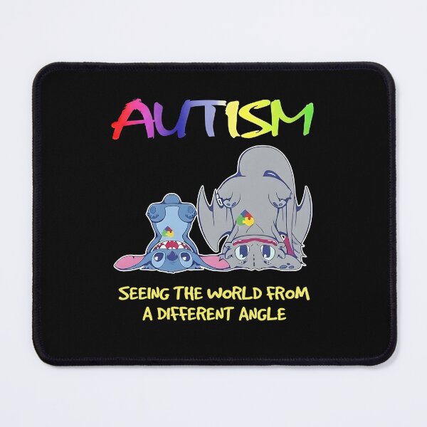 Item preview, Autism Seeing The World From A Different Angle Elephant Puzzle Piece Rainbow designed and sold by OddPopARt.