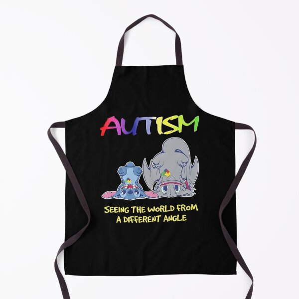 Item preview, Autism Seeing The World From A Different Angle Elephant Puzzle Piece Rainbow designed and sold by OddPopARt.