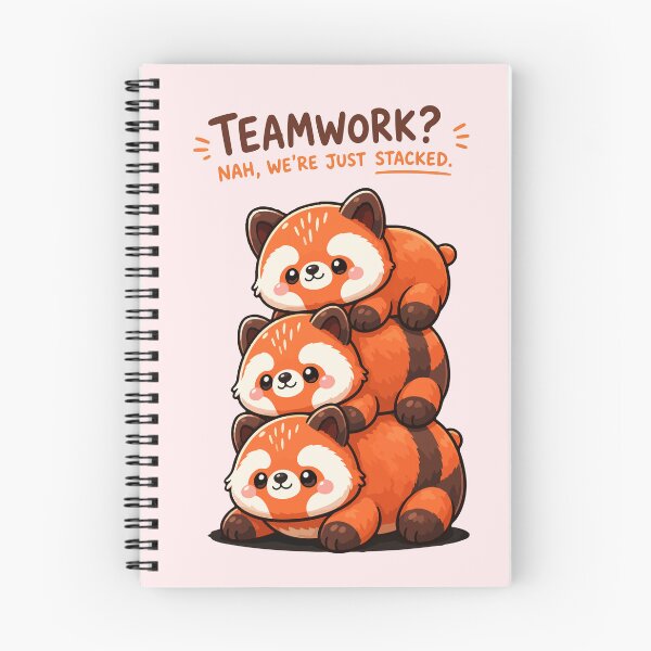 Item preview, Kawaii Red Panda Stack designed and sold by RedpandasMerch.