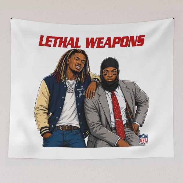 Item preview, CeeDee Lamb & George Pickens (LETHAL WEAPON) designed and sold by 998lc.