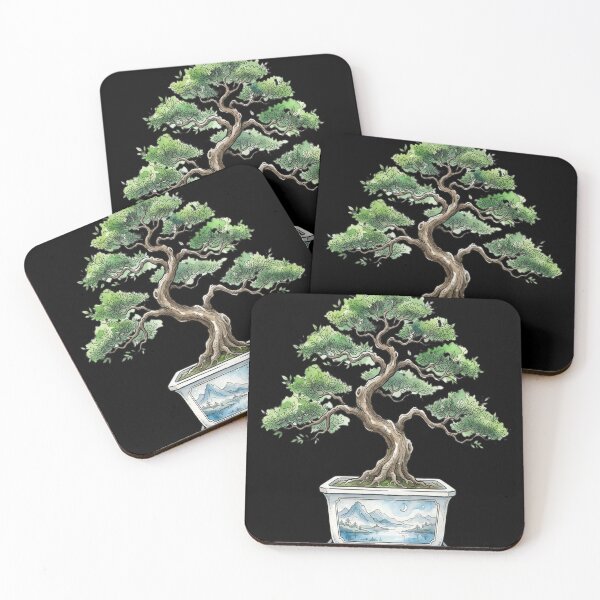 Item preview, Bonsai tree design in watercolour optic designed and sold by karybaquetu10.