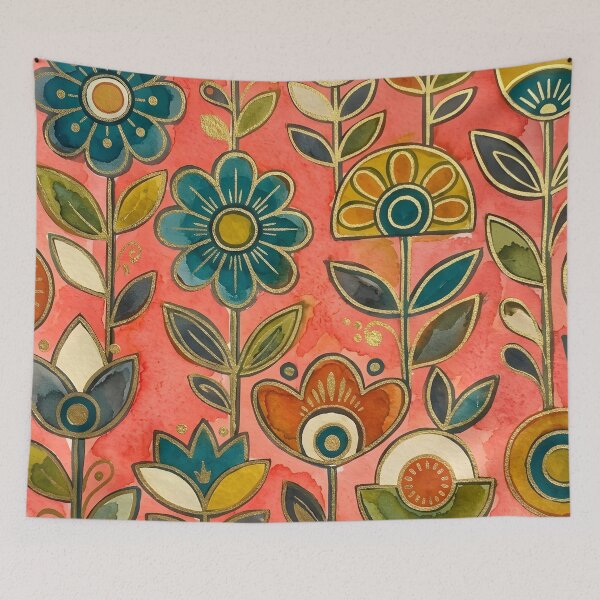 Item preview, Retro Floral designed and sold by GraphicsClub.