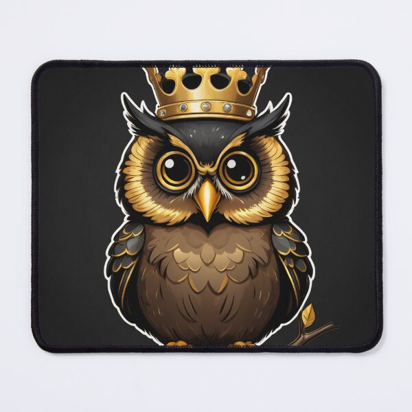 Item preview, Gold Crown Owl Royal Art designed and sold by CrippiCrippi.