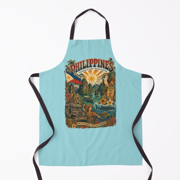 Item preview, Philippines Thousands of Islands Vintage Travel Poster designed and sold by Skyrocketz.