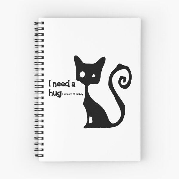 Item preview, Funny Black Cat Quote | Cute Feline Humor Typography Design designed and sold by AAstore0013.