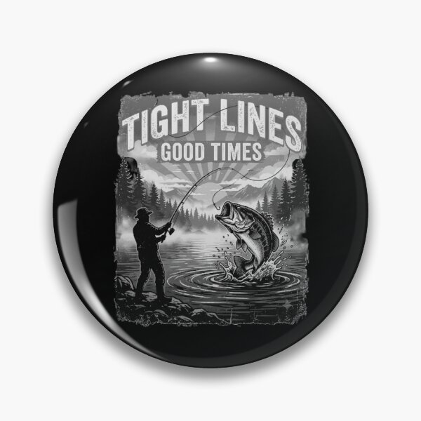 Item preview, Tight Lines Good Times - Bass Fishing Angler Lake Sunset Design designed and sold by 519xdesign.